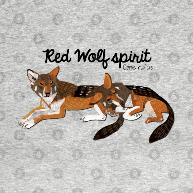 Canis rufus the Wolf Spirit #2 by belettelepink